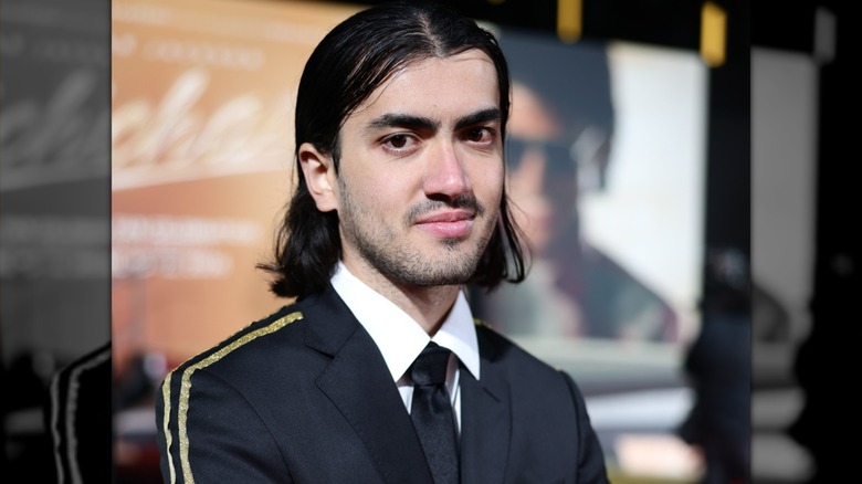 Prince Michael "Bigi" Jackson II, formerly Blanket Jackson, smirking