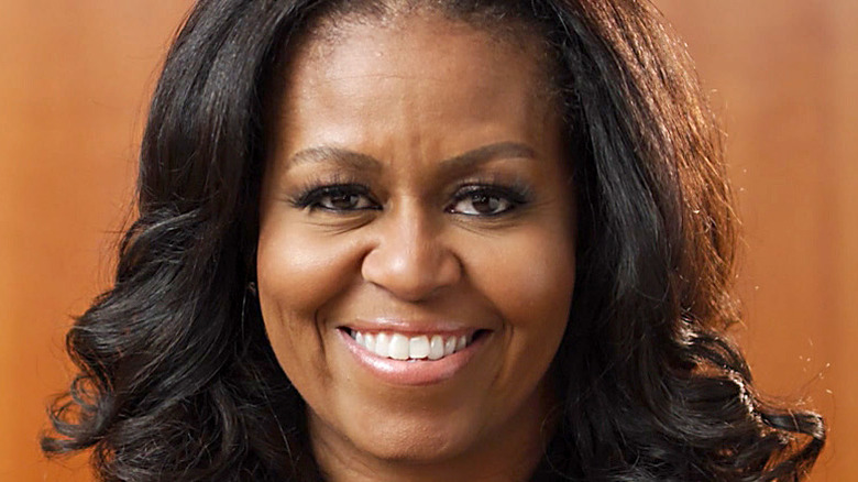 Michelle Obama smiling