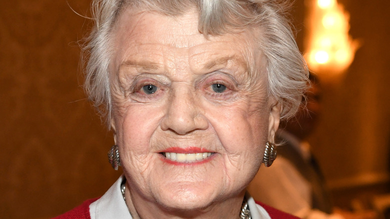 Angela Lansbury smiles in 2019 close-up 