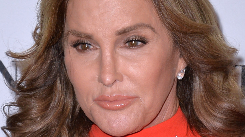 Caitlyn Jenner in orange dress