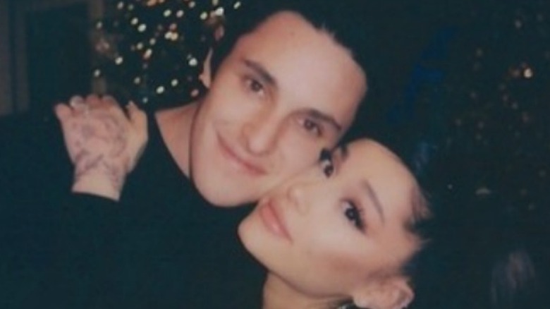 Ariana Grande hugging Dalton Gomez 