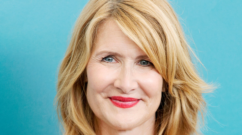 Laura Dern bright lipstick