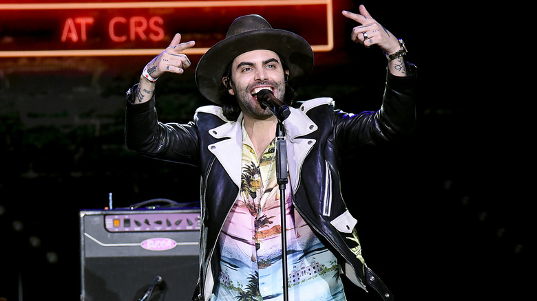 Niko Moon performing at a concert