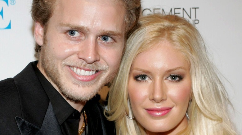 Spener Pratt poses with wife Heidi Montag