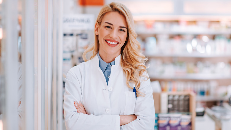 pharmacy technician smiling