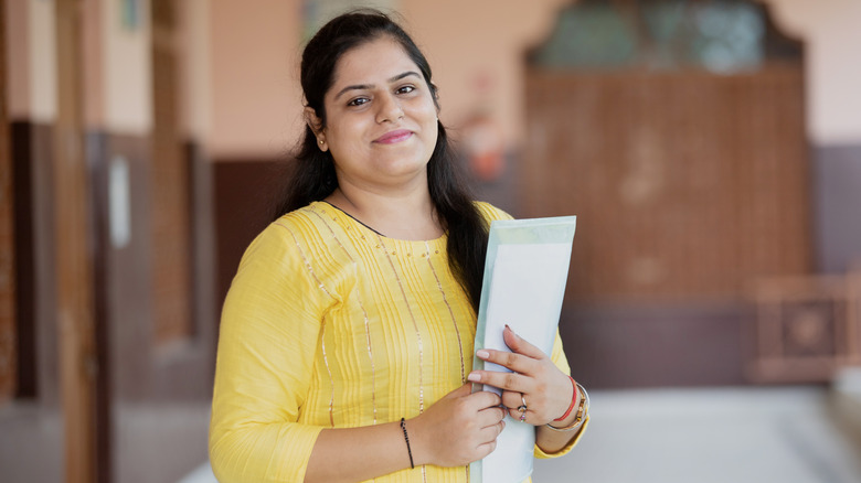 school principal smiling 