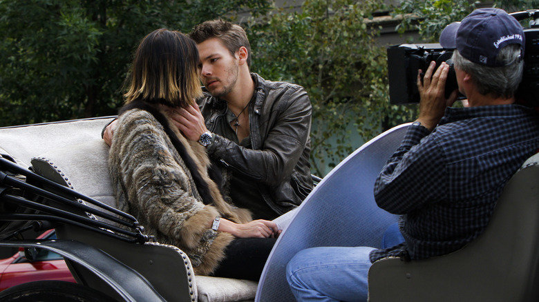 Filming "The Bold and the Beautiful" behind the scenes