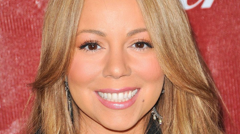 Mariah Carey smiling