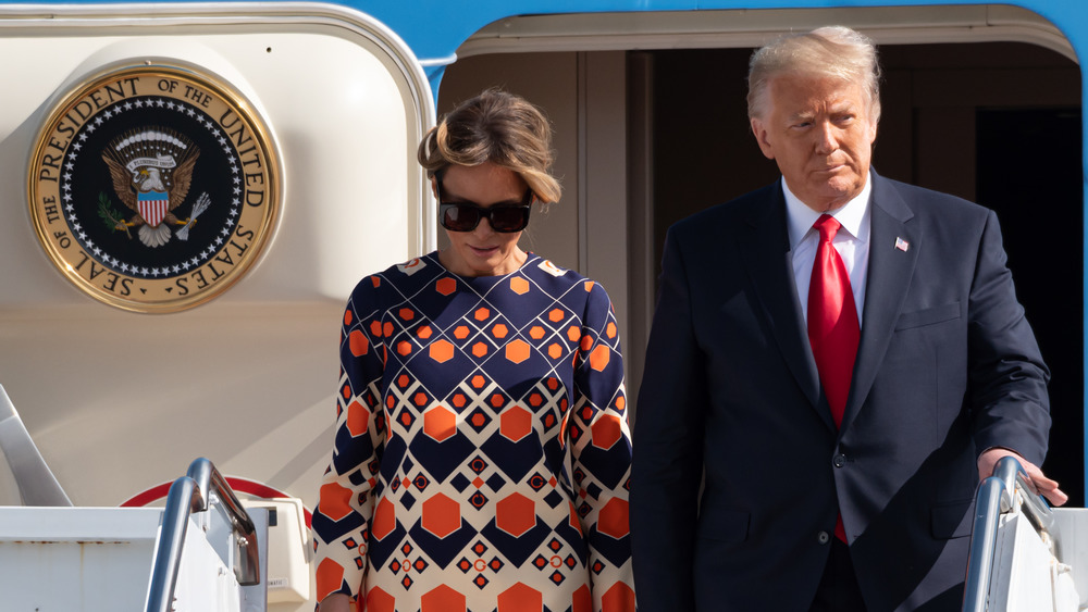Trump arriving in Palm Beach