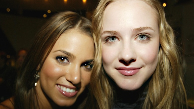 Nikki Reed and Evan Rachel Wood at the Thirteen premiere