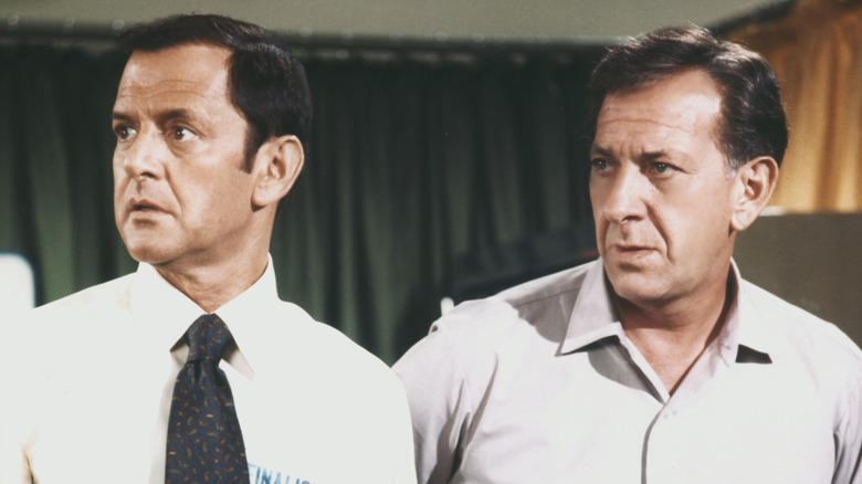 Tony Randall and Jack Klugman as Felix and Oscar in TV's 