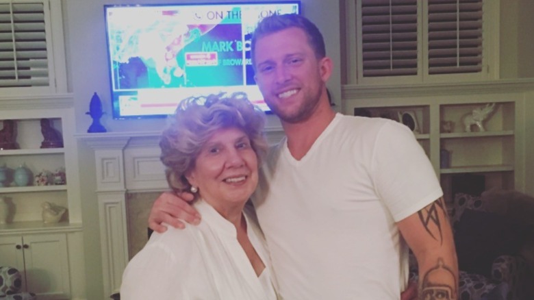 Kyle Chrisley and Nanny Faye smiling