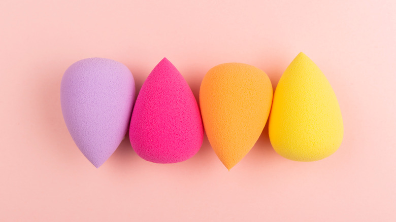 Colorful beauty blenders