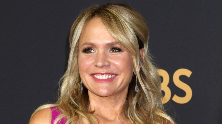 Barbara Alyn Woods posing on the red carpet