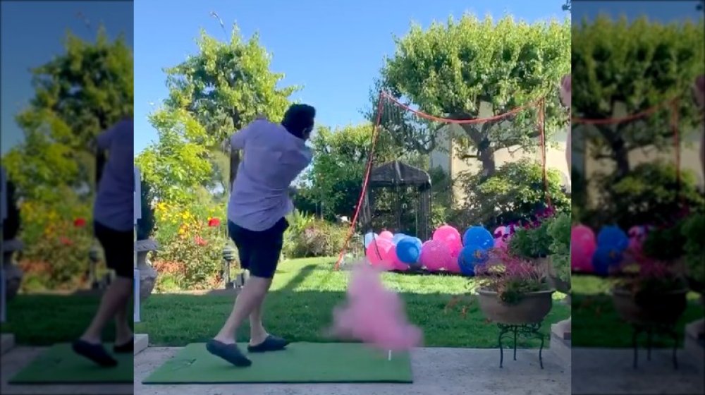 Paul Nassif at his baby's gender reveal