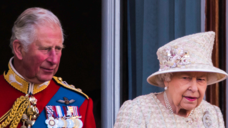 Prince Charles and Queen Elizabeth