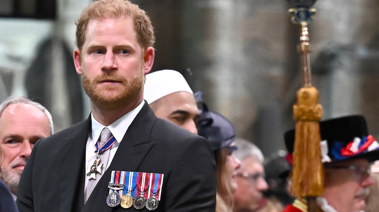 Prince Harry at coronation