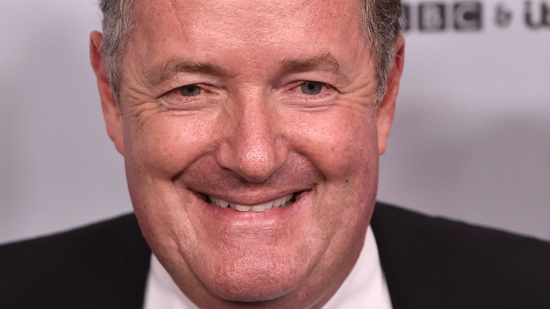 Piers Morgan smiling