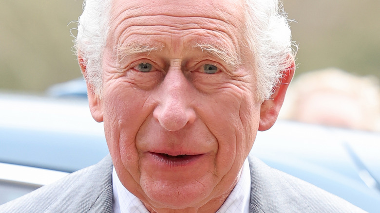 Prince Charles photographed at an event