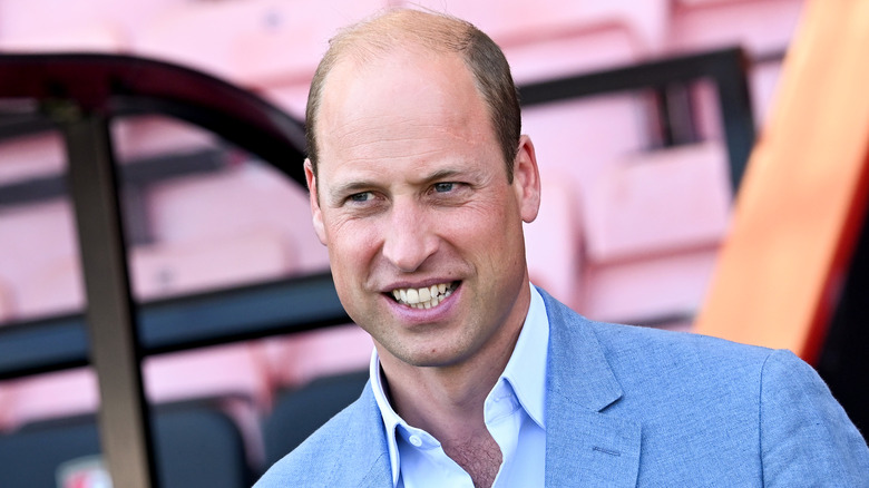 Prince William smiling