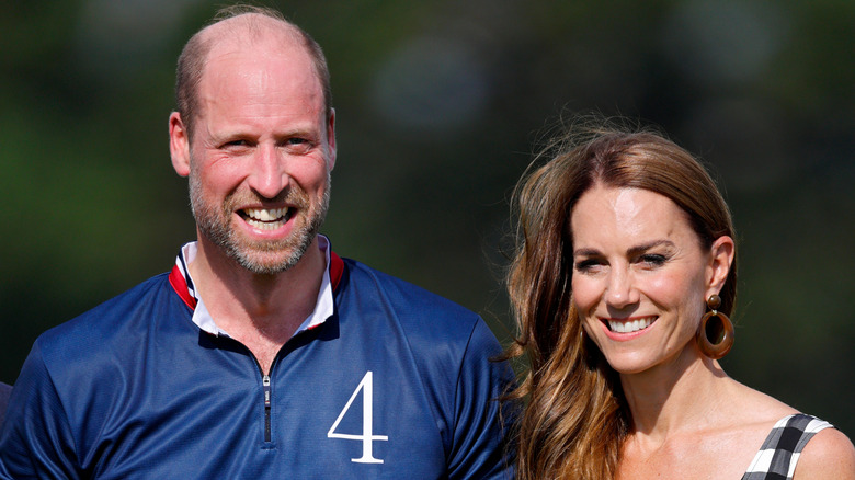 Prince William and Kate Middleton smiling