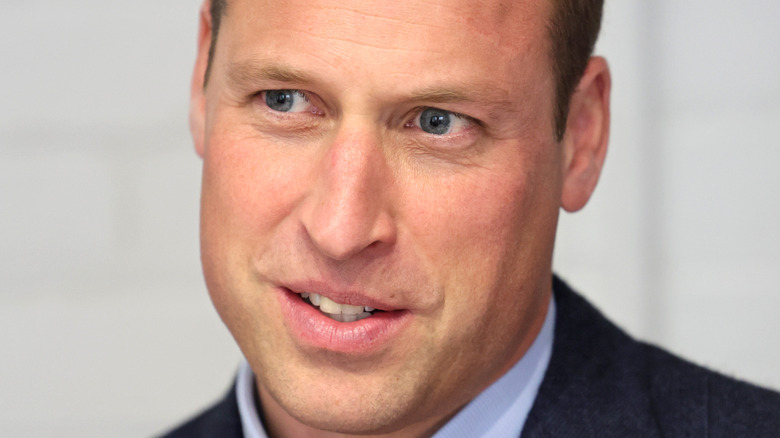 William, the Prince of Wales, during visit to Scarborough