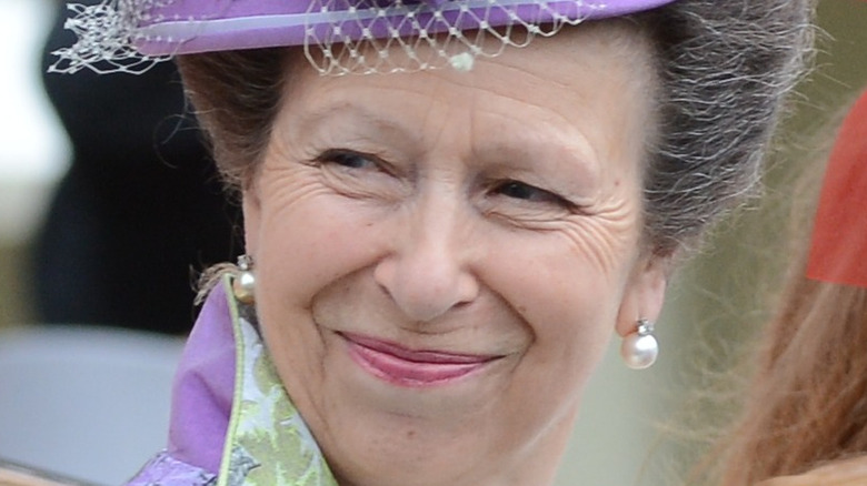 Princess Anne smiling