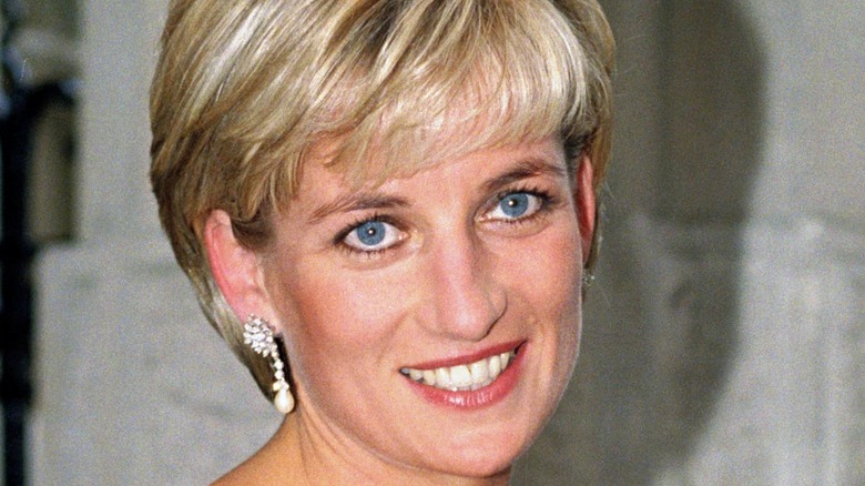 Princess Diana attending a gala 