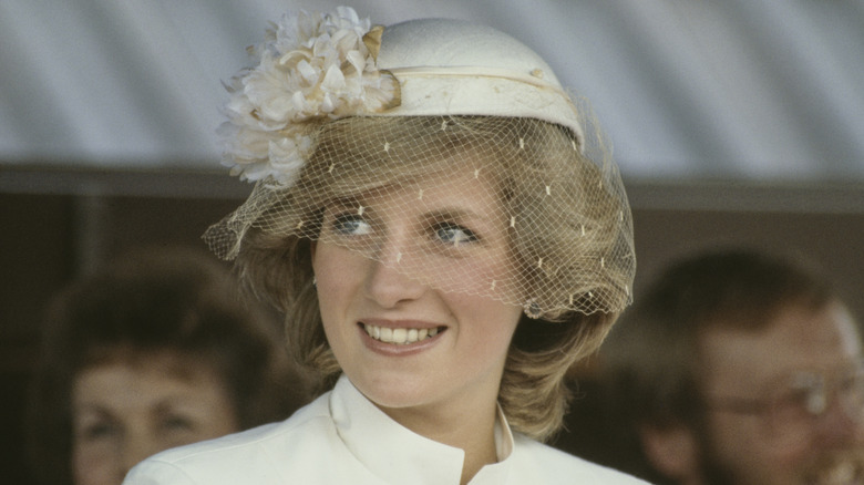 Princess Diana smiles