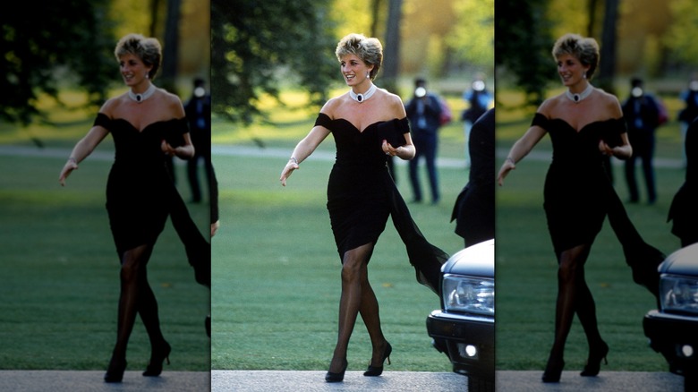 Princess Diana walking
