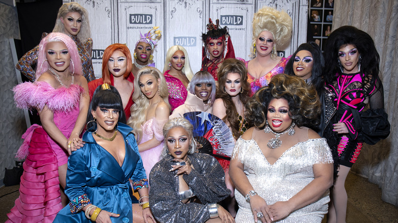RuPaul's Drag Race contestants pose together