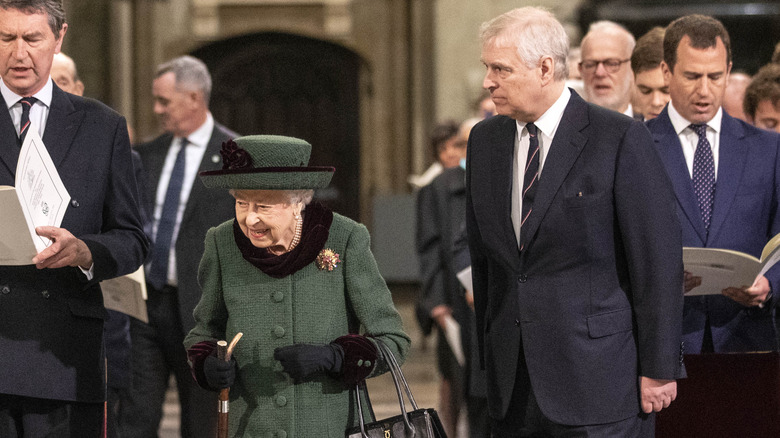 Queen Elizabeth & Prince Andrew