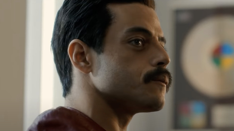 Rami Malek as Freddie Mercury in Bohemian Rhapsody