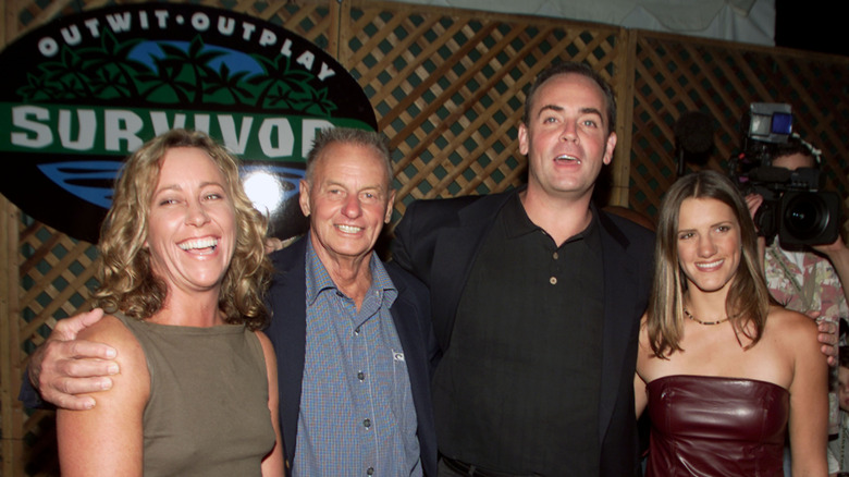 Susan Hawk, Rudy Boesch, Richard Hatch, and Kelly Wiglesworth