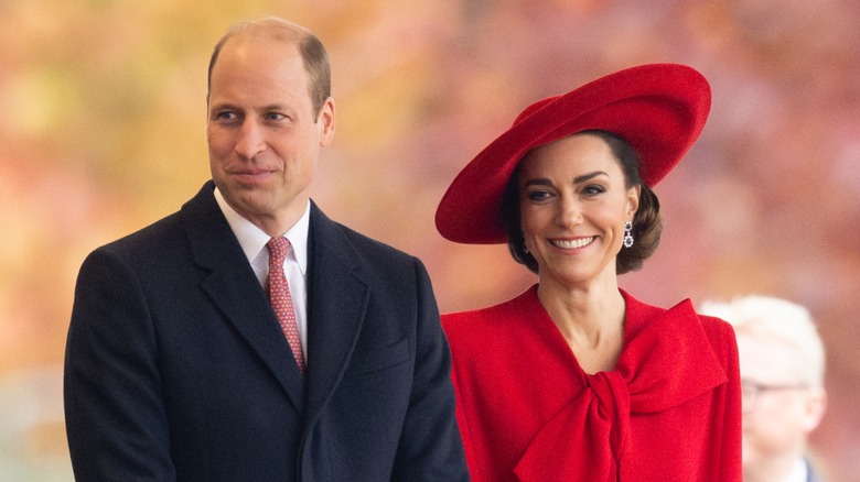 Prince William Kate Middleton smiling