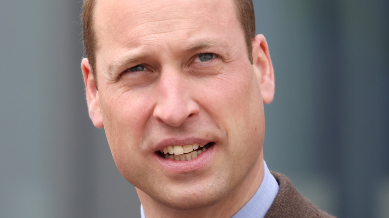 Prince William looking up