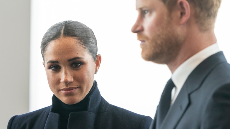 Harry and Meghan serious
