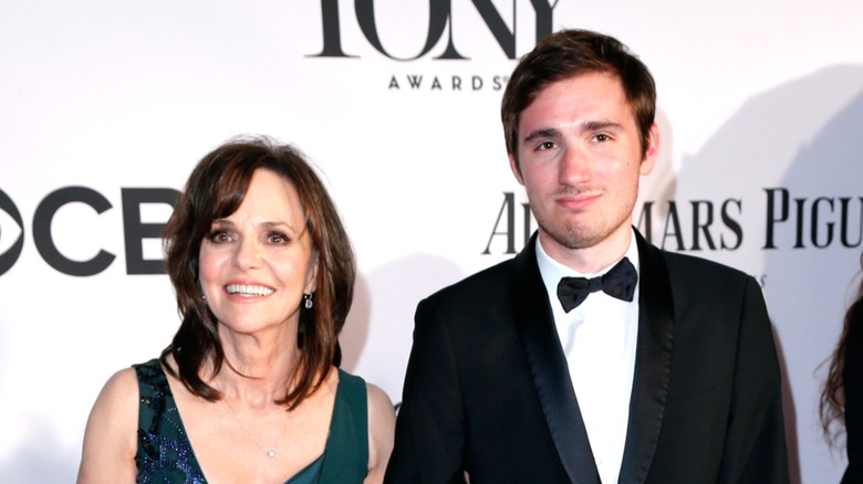 Sally Field and Sam Greisman smiling