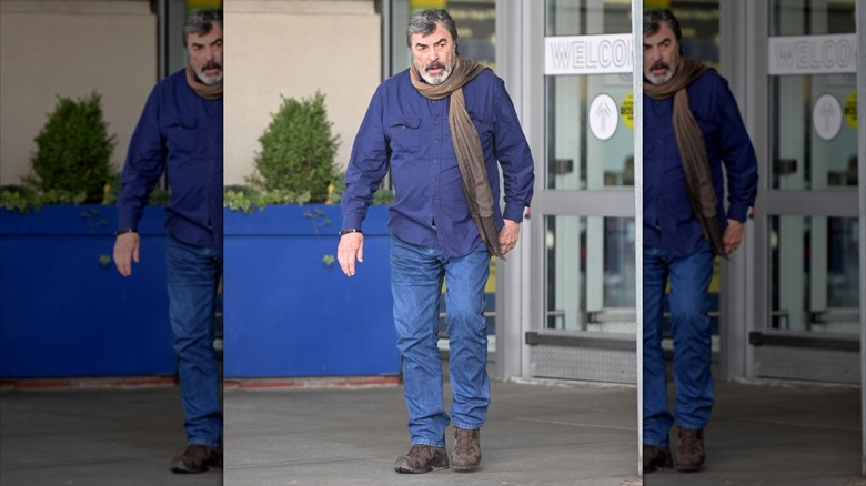 Tom Selleck at New York's JFK airport, Cotober 2024