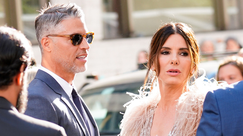 Sandra Bullock with Bryan Randall