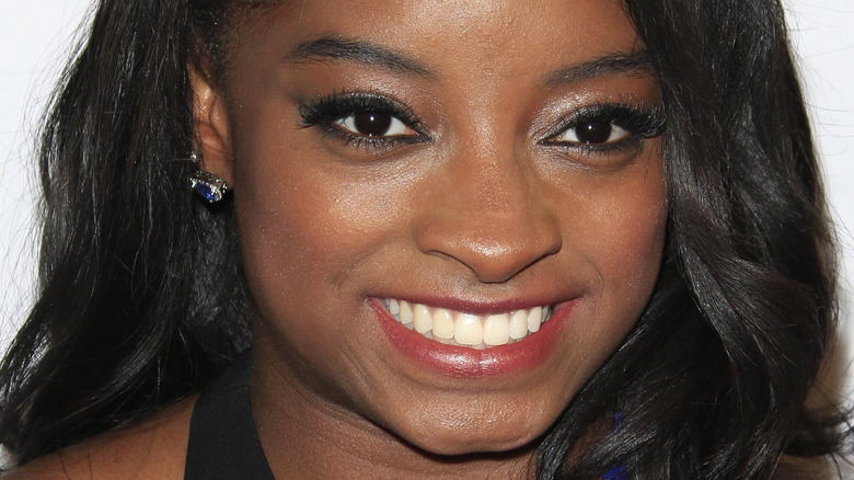 Simone Biles smiling