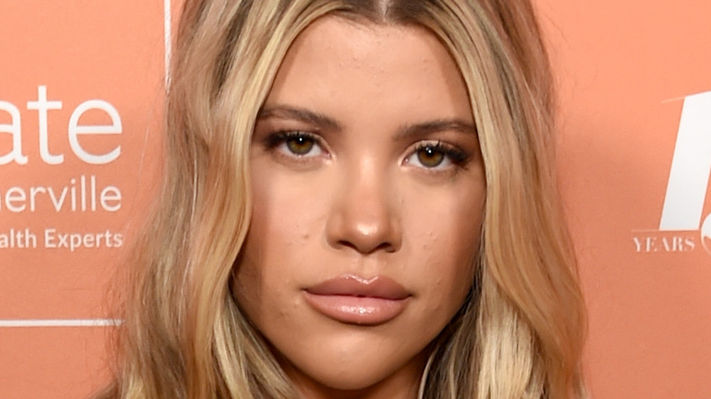 Sofia Richie looking serious