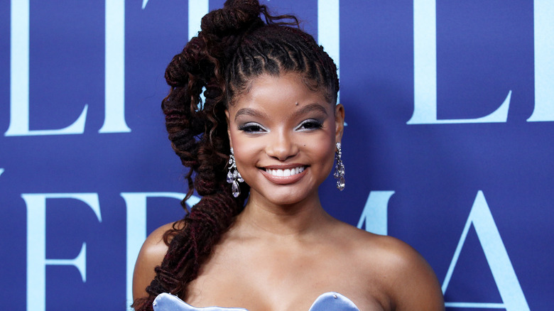 Halle Bailey smiling