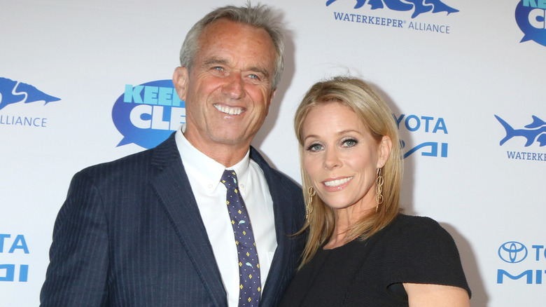 Robert F. Kennedy Jr. and Cheryl Hines smiling