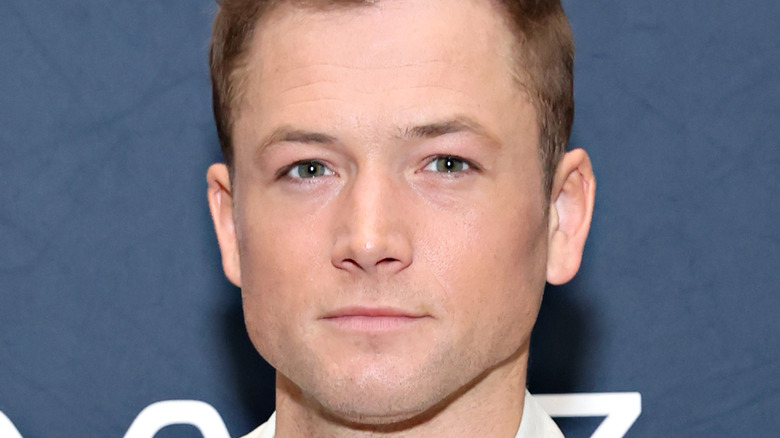 Taron Egerton on the red carpet 