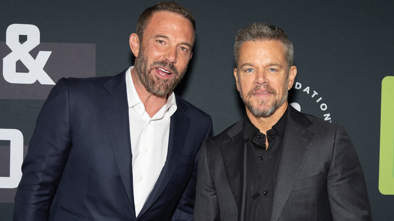 Ben Affleck and Matt Damon smiling