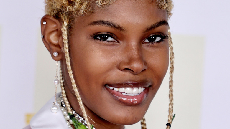 Diamond White smiling