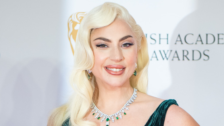 Lady Gaga smiling
