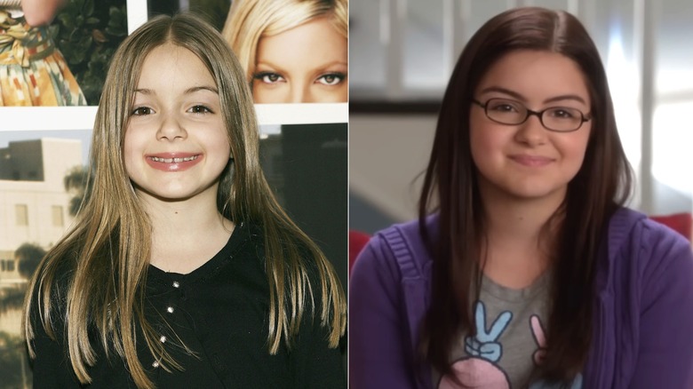 Ariel Winter with blond hair and brown hair