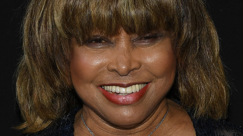 Tina Turner smiling